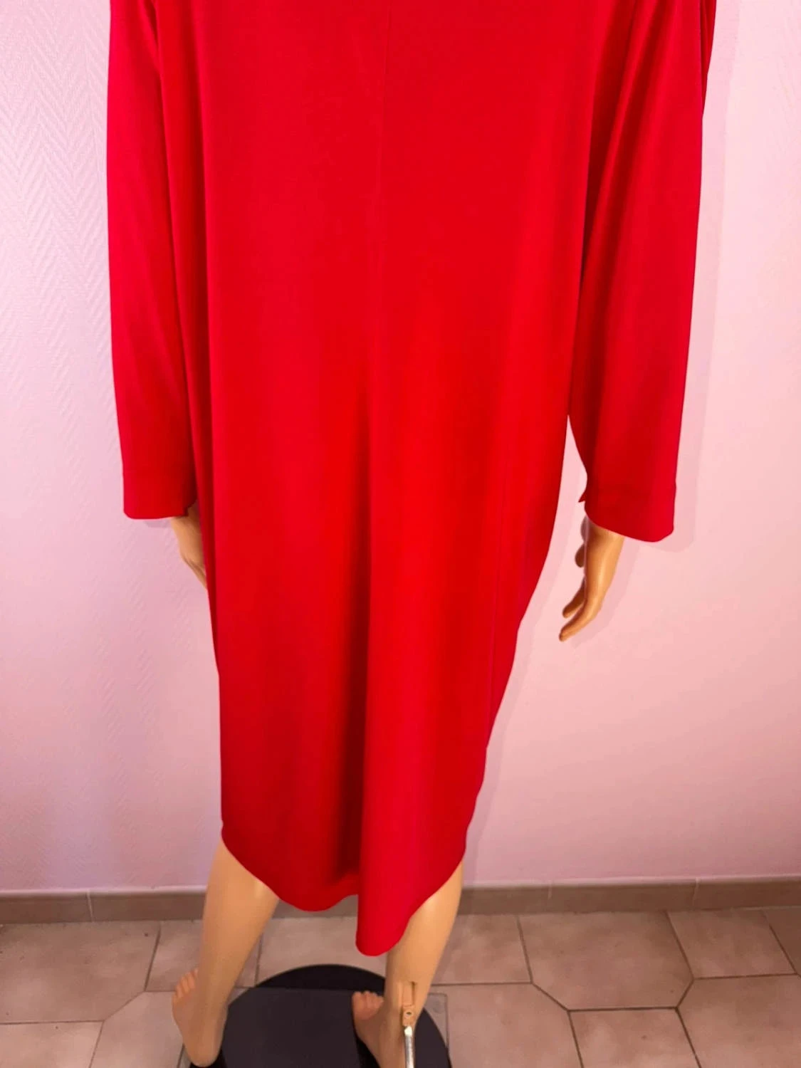 Red Edmond Boublil plus size dress – photo 8